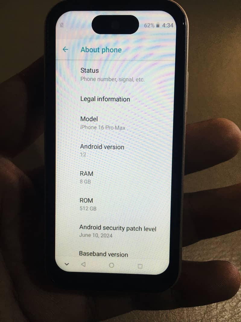 Mini iPhone 16 pro max 5