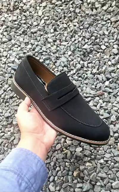 Black Suede Loafer