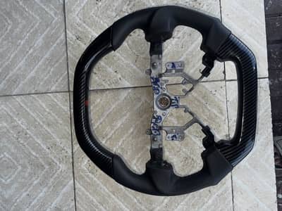 Carbon fiber mar x stearing wheel used