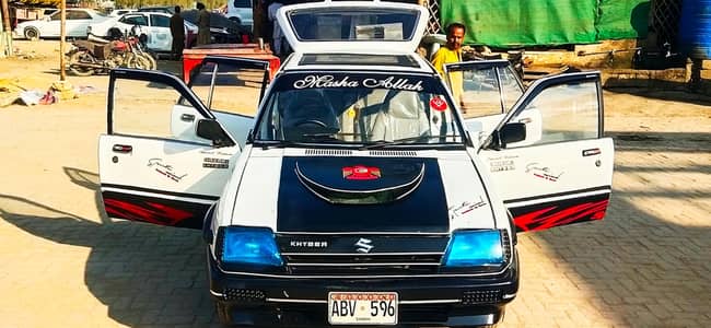 Suzuki Swift Khyber 98 Sports Full Modified With Sunroof CNG Petrol