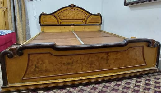 Interwood Wooden Bed for Sale – Good Condition