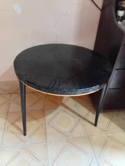 coffee table hand made black color