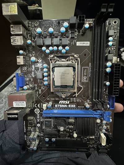 Msi B75MA-E33 or core i5 3 gen processor