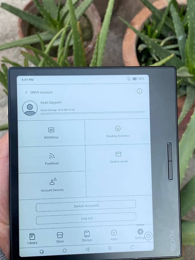 boox page e reader 6