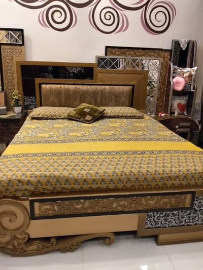 bed ,wardrobe,dressing table and shoes box