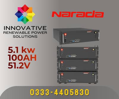 NARADA 48V 51.2V 100 150 200 AH LITHIUM ION BATTER