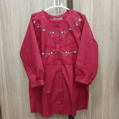 new 2 pieces eid collection embroidered dress