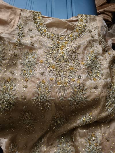 10/10  stitched Maxi Bridal type