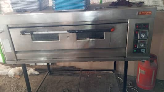 pizza oven used 6 large