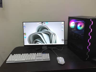 AMD Ryzen 5 3600 XFX RX 66008GB 16gb DDR4 RAM 24"" Monitor Borderless