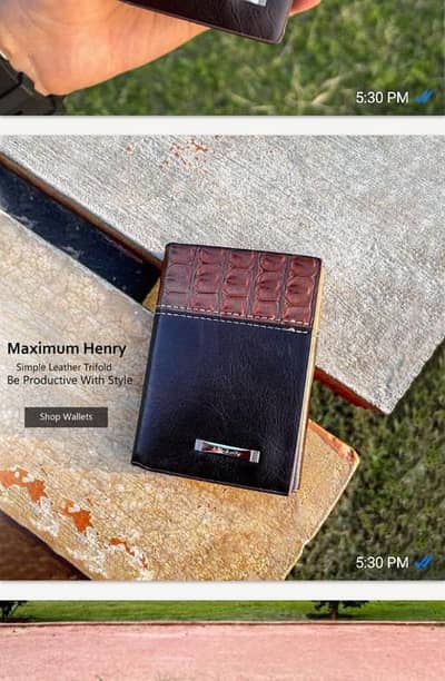 leather wallet