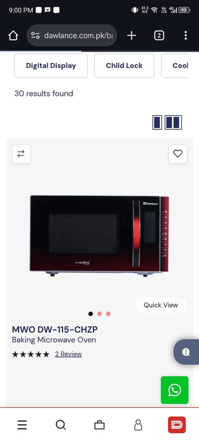 Microwave oven Dawlance