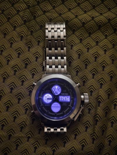 SKMEI 1515 Dual clock Heavy Weight Watch