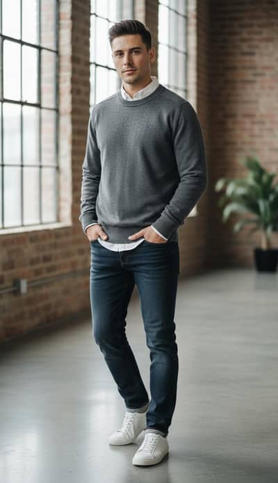 Dunlop sports winter shirt for men