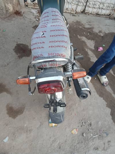 honda cg 150 matt green