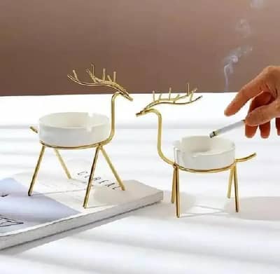 Ash tray_ Deer office and home use