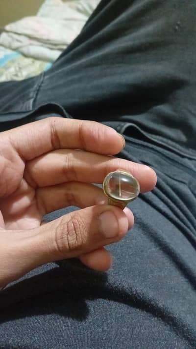 golden & black moh e najaf ring -excellent quality