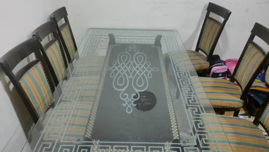 8 chairs Dining table set