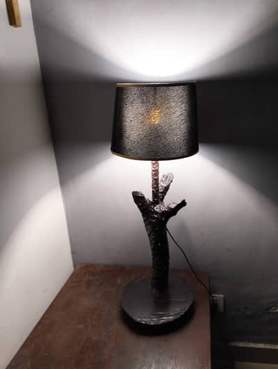 “ Handmade 3-Light Wooden Lamp – Elegant & Sturdy! ”