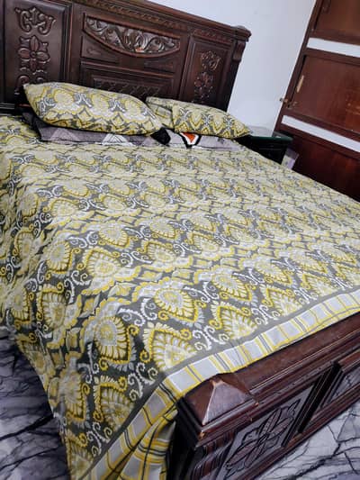 Good Quality wooden king Side Bed