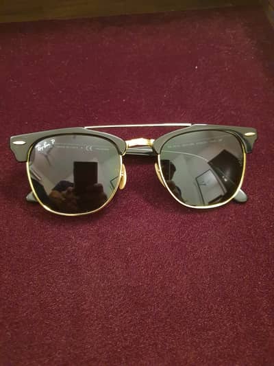 Ray Ban Clubmaster Sunglasses RB3816 Double Bridge Polarized Original