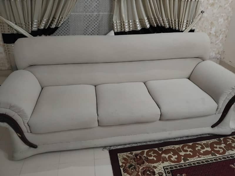 White sofa set 1