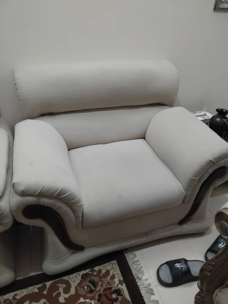 White sofa set 3