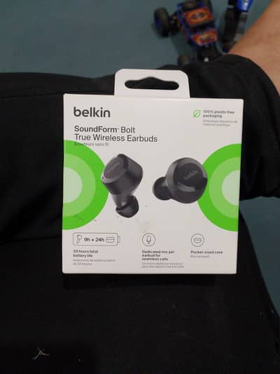 Belkin SoundForm Bolt True Wireless Earbuds – Brand New (Box Packed)