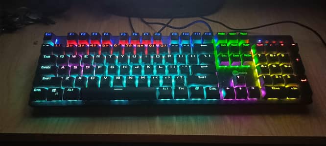 LECOO for Lenovo GK302 104-Key RGB Mini Mechanical Keyboard