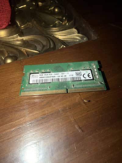 8GB DDR4 Laptop RAM SK Hynix 2400MHz | Original | Tested