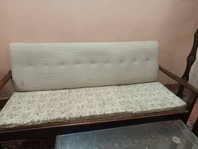 sheesham 5 seater sofa set for sale with table