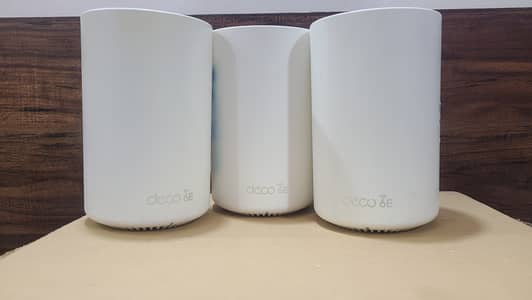 TP-Link Deco XE75 Pro AXE5400 Tri-Band Wi-Fi 6E Mesh System Pack of 3