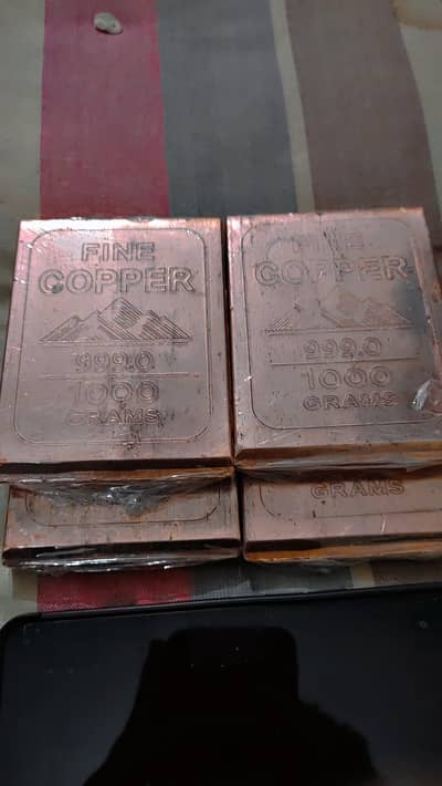 fine copper bars 1kg
