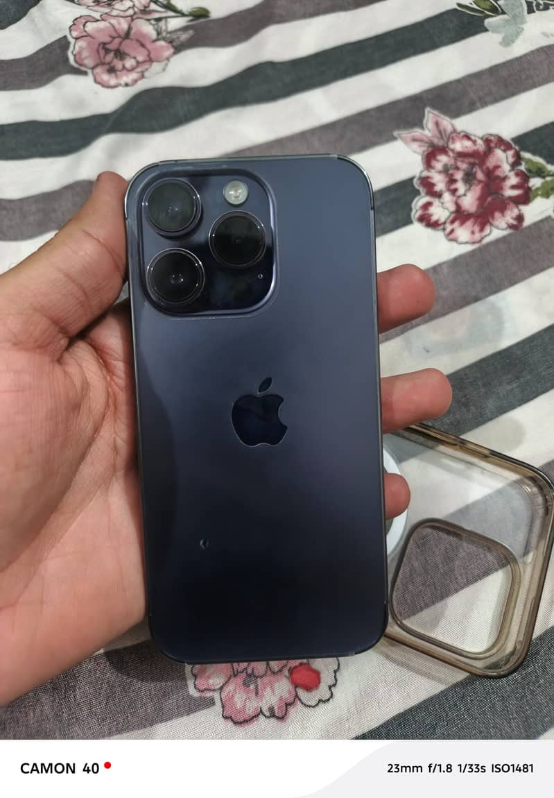 iPhone 14 Pro 128GB Non-PTA | 83% Battery | Box & Cable 0