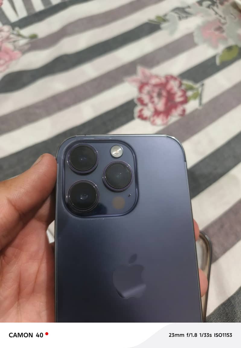 iPhone 14 Pro 128GB Non-PTA | 83% Battery | Box & Cable 1