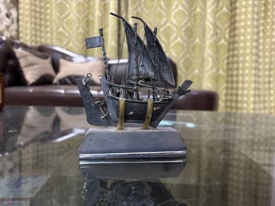 pure silver ship monument