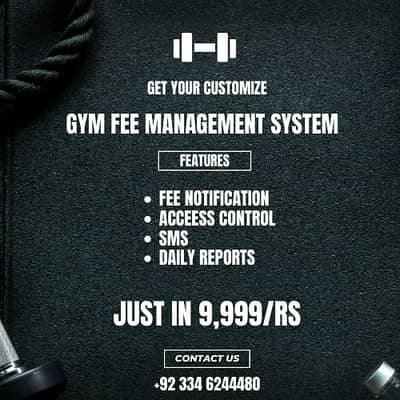 Gym Management App with Fee Notifications