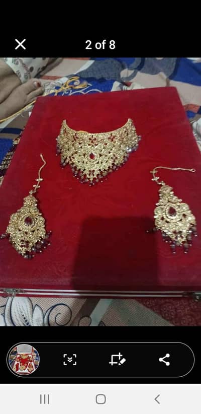 beautiful and lovely bridal set