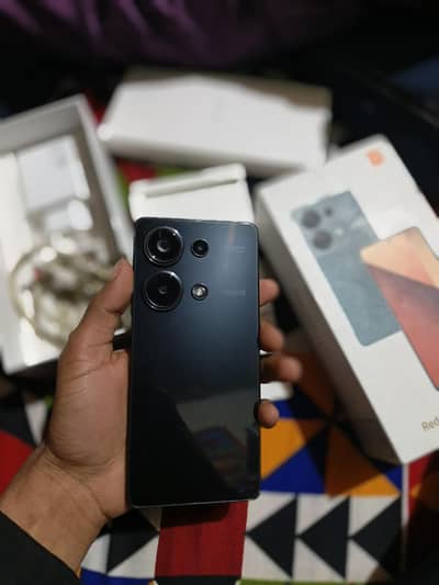 redmi note 13 pro 8+8 256gb full box only call 03167025243