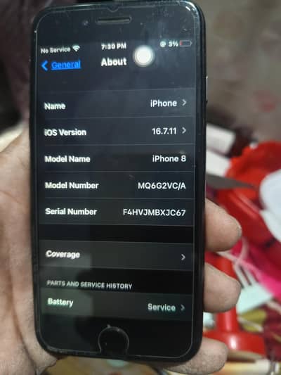 iphone 8.64g  non pta