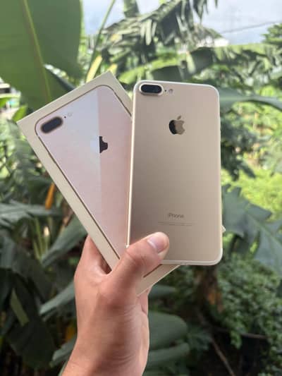 iPhone 7 plus 128gb with complete box whatsapp number 03211838831