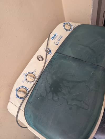 Haier semi automatic washing machine