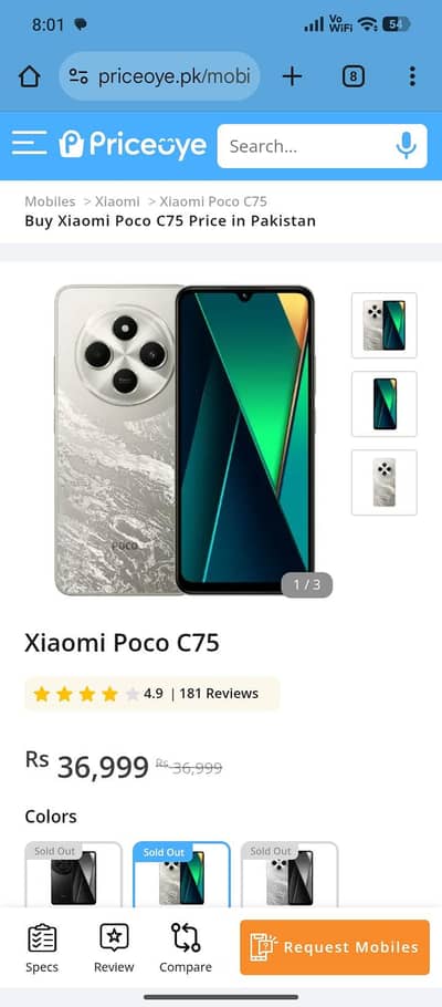 Xiaomi C75 8/256 10day use