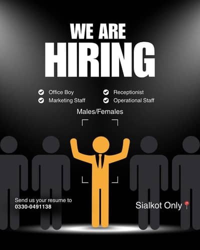 Staff Required In sialkot