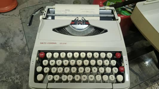 Smith Corona British Typewriter 1970s