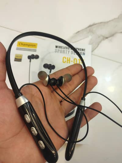 Champion Wireless Bluetooth Neckband With Vibration Function