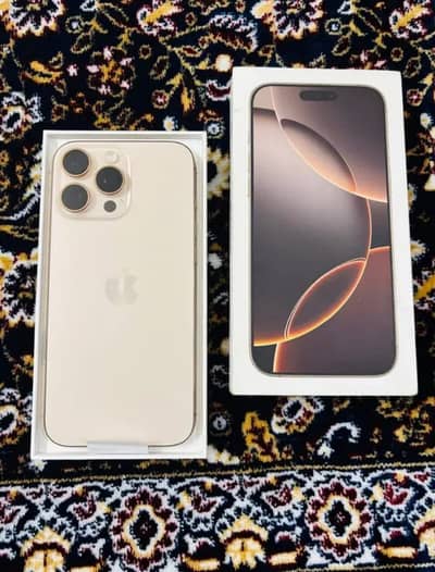 Apple iPhone 16 pro max PTA approved official 512 GB   14 15