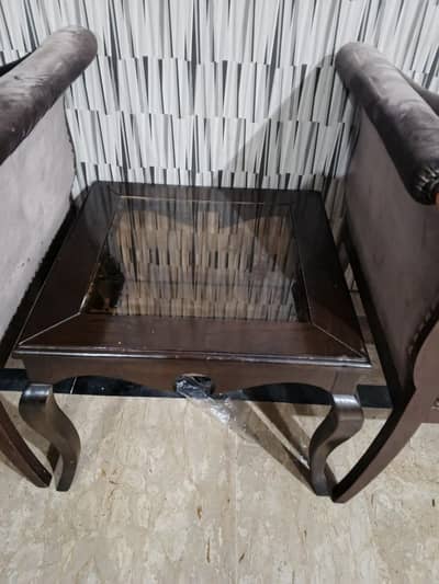 chair with table set complete for sale