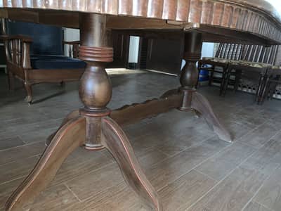 Six seater dining table set