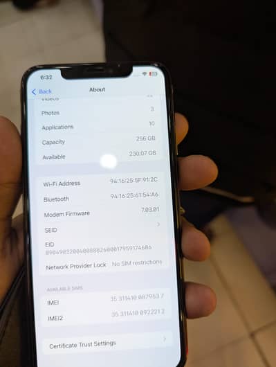 Iphone xs max Factory Unlock Gold edition